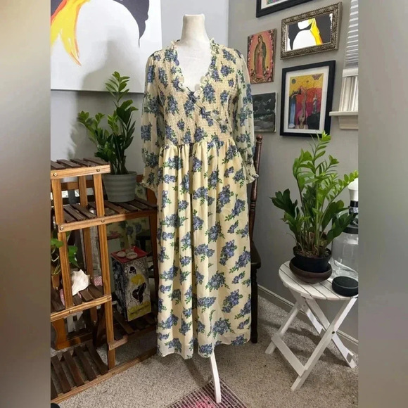 ASOS Midi Floral  Smock Dress - Picture 4 of 10